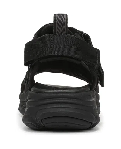 Ryka Devotion Max T Strap Sandal In Black