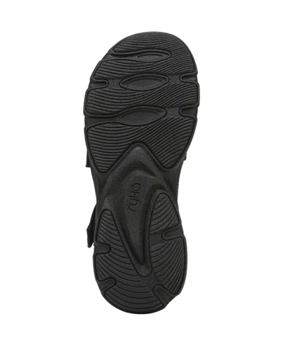 Ryka Devotion Max T Strap Sandal In Black