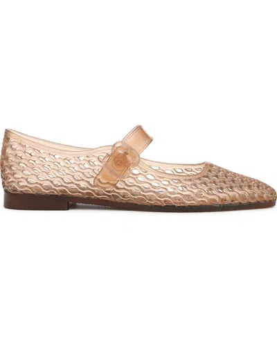 Sam Edelman Michaela Jelly Flats Transparent Brown In Brown
