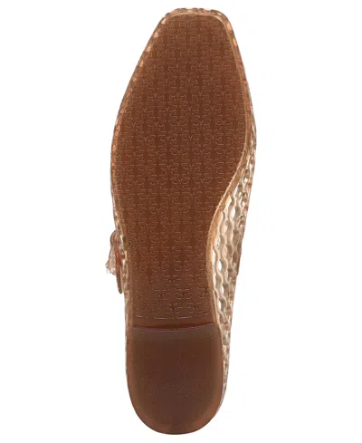 Sam Edelman Michaela Jelly Flats Transparent Brown In Brown