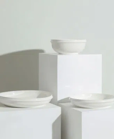 Stone Lain Verso Dinnerware Collection In White