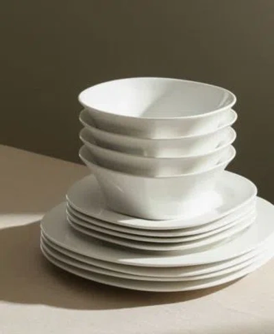 Stone Lain Quadro Dinnerware Collection In White
