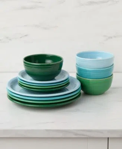 Fiesta Aegean Dinnerware Collection In Blue