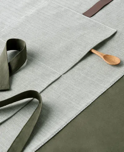 Kitchenaid Design Series Herringbone Apron In Gray