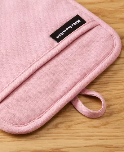 Kitchenaid Gridlines 2-pc. Pot Holder Set In Pink