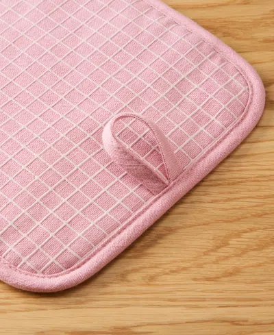 Kitchenaid Gridlines 2-pc. Pot Holder Set In Pink