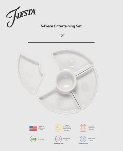 Fiesta 5 Pc. Aegean Mixed Colors Entertaining Set In Multi