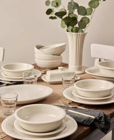 Fiesta Classic Rim 4 Pc. Place Setting, Service For 1 In Neutral