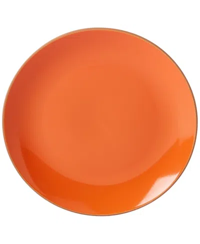 Infuse 12 Pc. Stoneware Dinnerware Set, Service For 4 In Orange