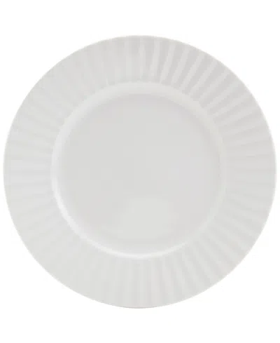 Haven Round Embossed 32 Pc. Dinnerware Set, Service For 8 In White