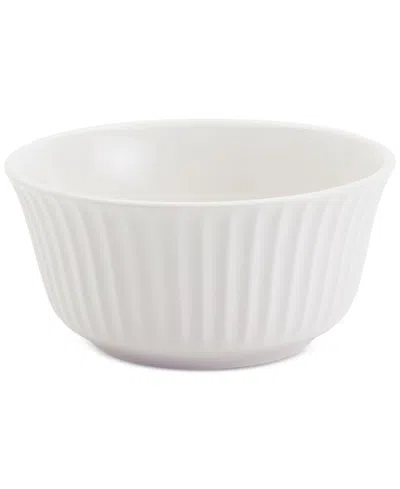 Haven Round Embossed 32 Pc. Dinnerware Set, Service For 8 In White