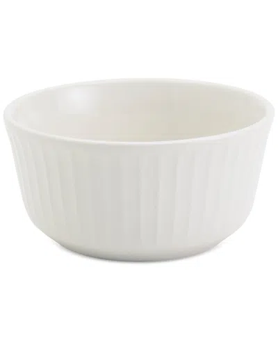 Haven Round Embossed 32 Pc. Dinnerware Set, Service For 8 In White