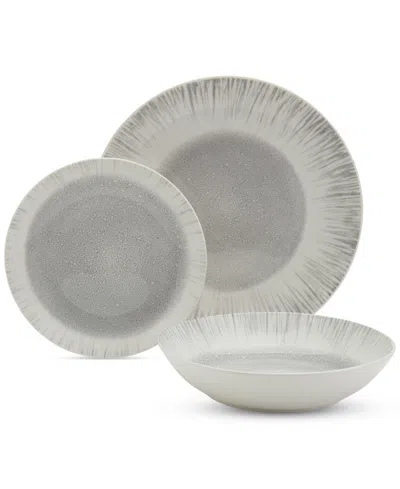 Haven Laguna 12 Pc. Dinnerware Set, Service For 4 In Gray