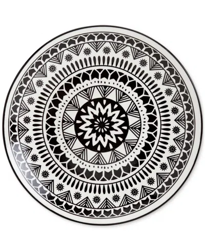 Haven Marquesa 12 Pc. Dinnerware Set, Service For 4 In Black