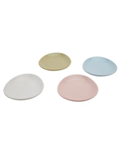 Haven Stoneware Egg Appetizer Plate, Set Of 4 In Multi