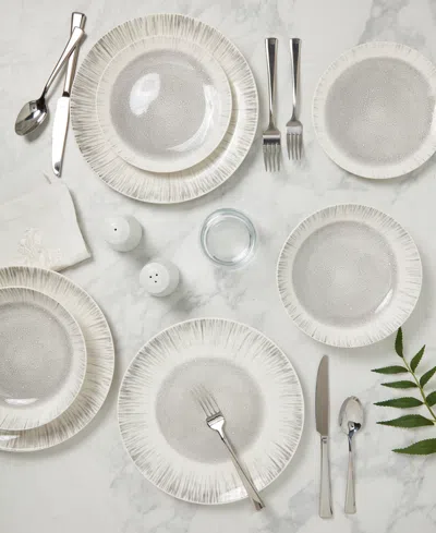 Haven Laguna 12 Pc. Dinnerware Set, Service For 4 In Gray