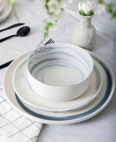 Stone Lain Brighton 32 Pc. Dinnerware Set, Service For 8 In Gray