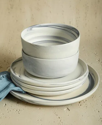 Stone Lain Brighton 32 Pc. Dinnerware Set, Service For 8 In Gray