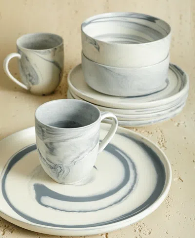 Stone Lain Brighton 32 Pc. Dinnerware Set, Service For 8 In Gray