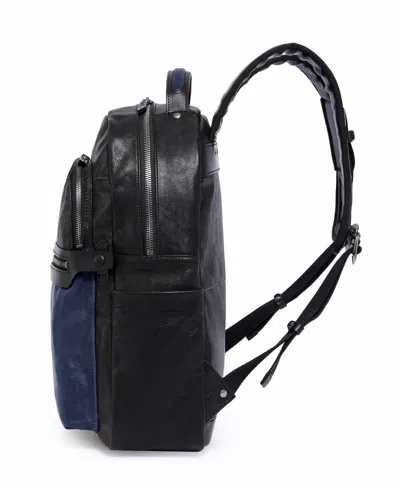 Old Trend Sotis Medium Leather Backpack In Blue