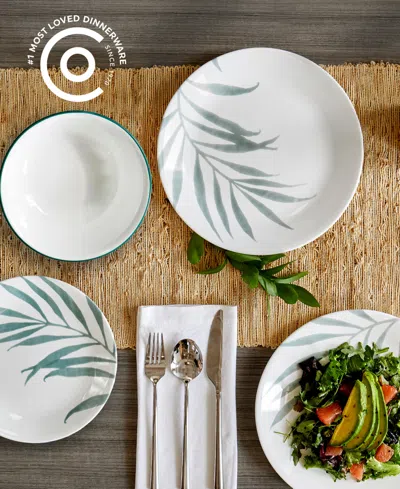 Corelle Solar Print 12 Pc. Dinnerware Set, Service For 4 In Blue