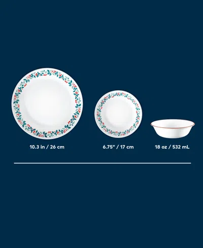Corelle Be Merry 18-pc. Dinnerware Set, Service For 6 In Multi
