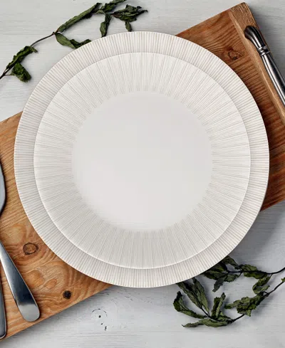 Corelle Hushed Lines 12 Pc. Dinnerware Set, Service For 4 In White