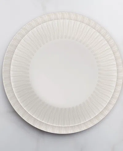 Corelle Hushed Lines 12 Pc. Dinnerware Set, Service For 4 In White