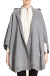 BURBERRY Carla Hooded Knit Poncho