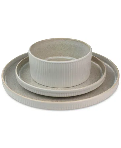 Sango Anderson Stoneware 12 Pc. Dinnerware Set, Service For 4