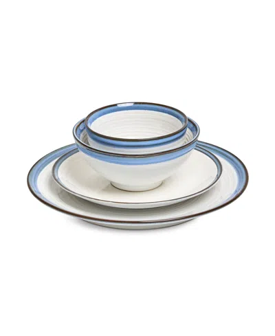 Sango Siterra Santorini 16-pc. Dinnerware Set, Service For 4 In Blue