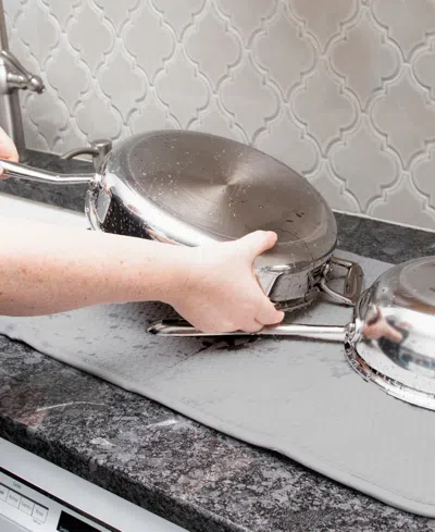 All-clad Dish Drying Mat In Gray