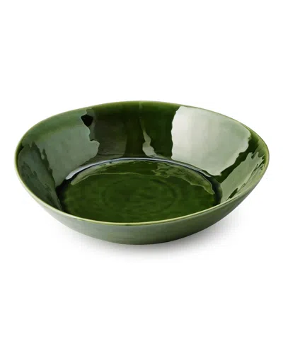 Certified International Verde Stoneware Serving Bowl In Green
