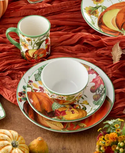 Certified International Harvest Fields 16-pc. Ceramic Dinnerware Set In Multi