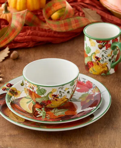 Certified International Harvest Fields 16-pc. Ceramic Dinnerware Set In Multi