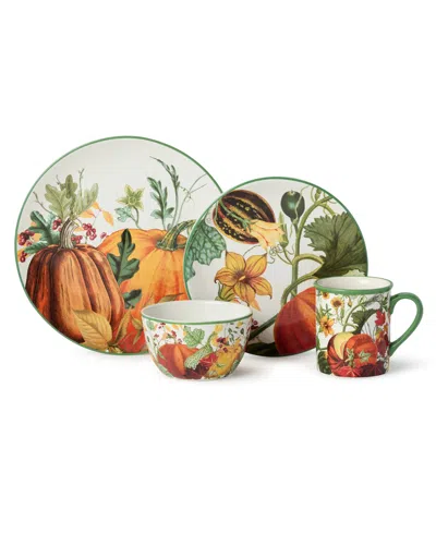 Certified International Harvest Fields 16-pc. Ceramic Dinnerware Set In Multi