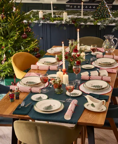 Spode Christmas Tree 12 Pc. Dinnerware Set, Service For 4, Exclusively At Macy's In Multi