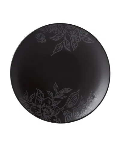 Oneida Roseto 12-piece Dinnerware Set In Black