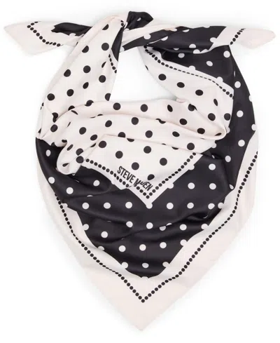 Steve Madden Inverted Polka Dot Square Scarf In Pattern