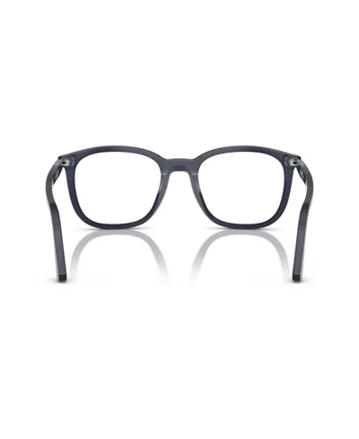 Persol 50mm Rectangle Optical Glasses In Black