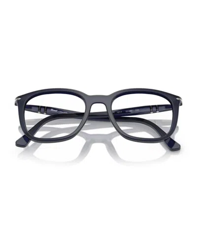 Persol 50mm Rectangle Optical Glasses In Black