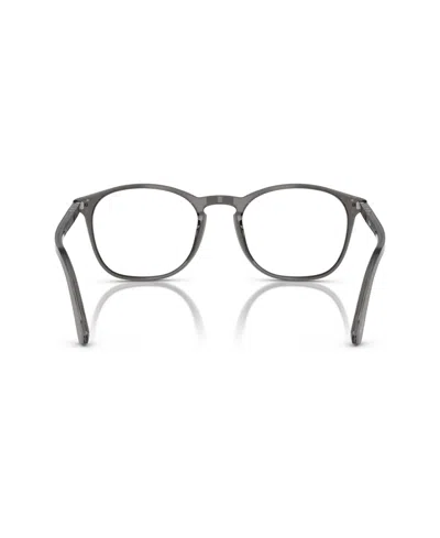 Persol 52mm Square Optical Glasses In Gray