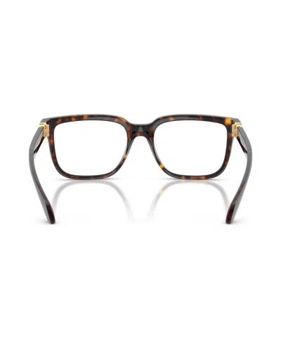 Versace 55mm Square Optical Glasses In Brown