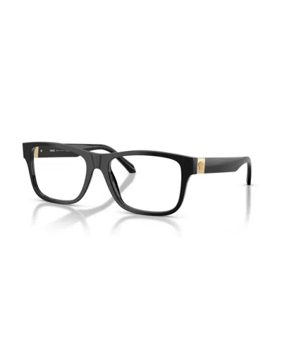 Versace 54mm Square Optical Glasses In Black