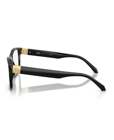 Versace 54mm Square Optical Glasses In Black