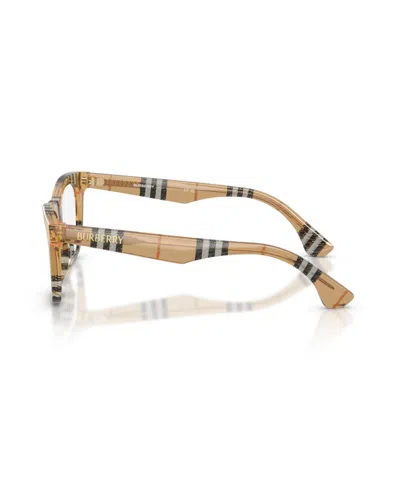 Burberry Child Square Eyeglasses, Jb2012 In Pattern