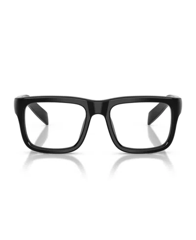 Prada Men's Rectangle Eyeglasses, Pr D02v In Black