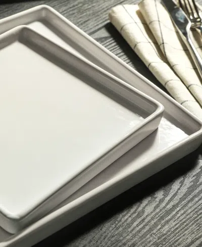 Stone Lain Grace 24 Pc. Dinnerware Set, Service For 8 In White