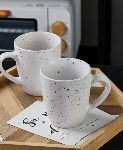 Stone Lain Jade 32 Pc. Dinnerware Set, Service For 4 In White