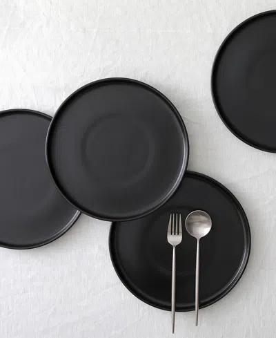 Stone Lain Celina 24 Pc. Dinnerware Set, Service For 8 In Black